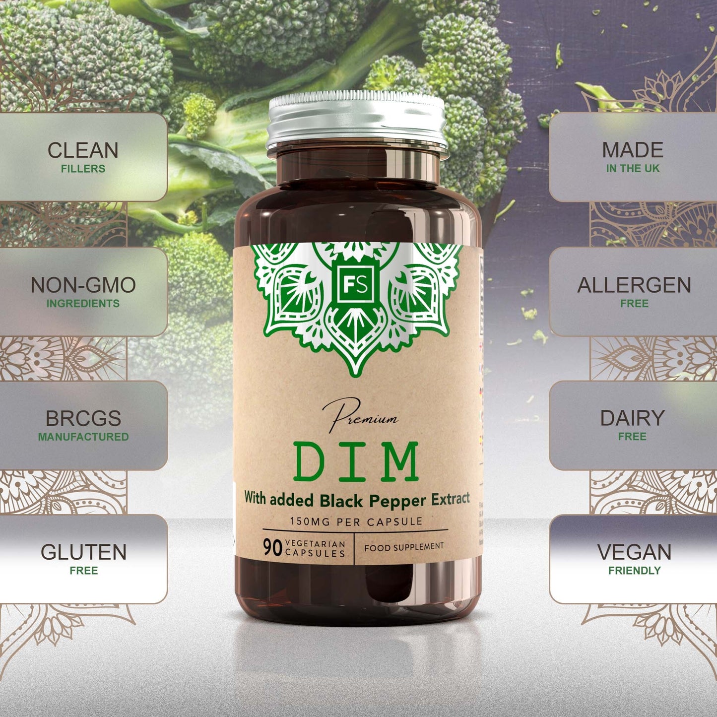 Ultimate DIM (diindolylméthane) | 90 capsules (FREE Shipping)